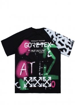 Чорна футболка Off-White x Gore-Tex Black T-Shirt Unisex - FO1138