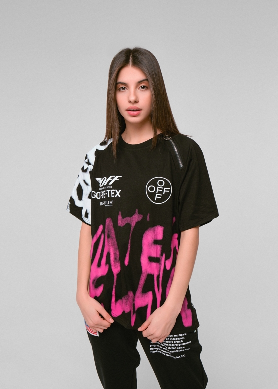 Off-White x Gore-Tex Color Black T-shirt Unisex
