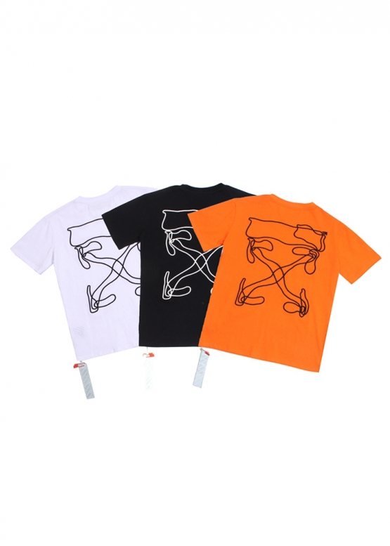 Off-White 2020 Color Black T-shirt Unisex
