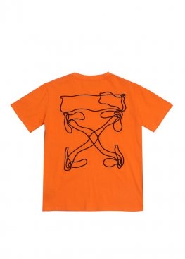 Off-White 2020 Orange T-Shirt Unisex - FO1143
