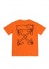 Помаранчева футболка Off-White 2020 Orange T-Shirt Unisex - FO1143