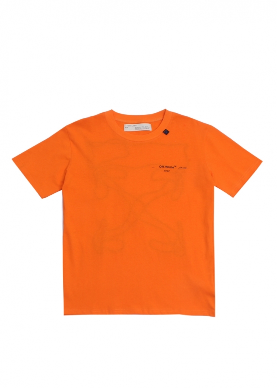 Off-White 2020 Color Orange T-shirt Unisex