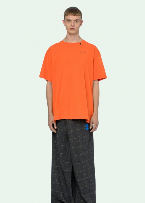 Off-White 2020 Color Orange T-shirt Unisex