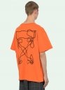 Off-White 2020 Color Orange T-shirt Unisex