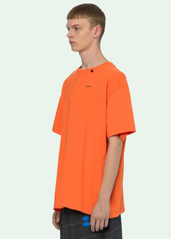 Off-White 2020 Color Orange T-shirt Unisex