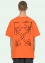 Off-White 2020 Color Orange T-shirt Unisex