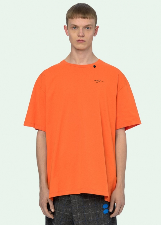 Off-White 2020 Color Orange T-shirt Unisex