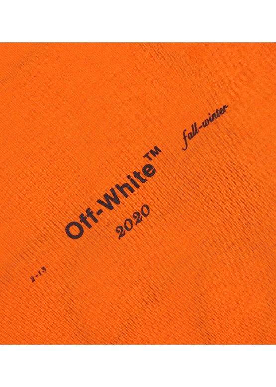 Off-White 2020 Color Orange T-shirt Unisex