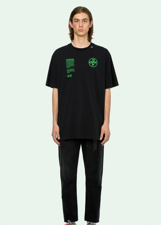 Off-White Golden Ratio Color Black T-shirt Unisex