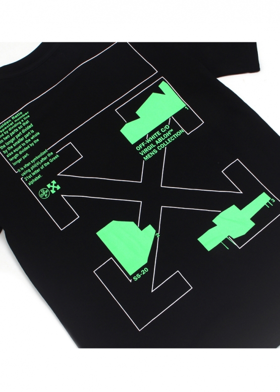 Off-White Golden Ratio Color Black T-shirt Unisex