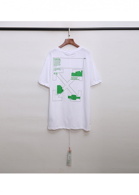 Off-White Golden Ratio Color White T-shirt Unisex
