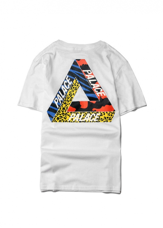 Palace Color White T-shirt Unisex
