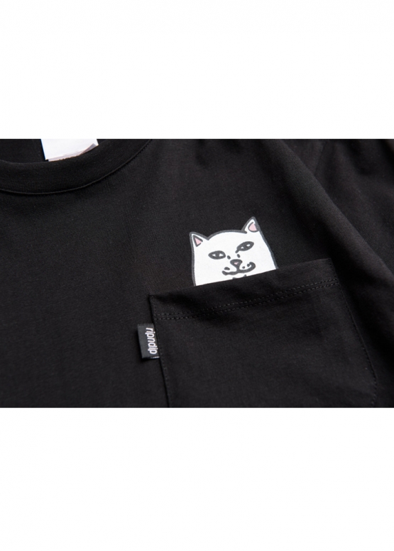 Rip n Dip Lord Nermal Pocket Color Black T-Shirt Unisex
