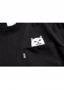 Rip n Dip Lord Nermal Pocket Color Black T-Shirt Unisex