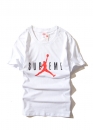 Белая футболка Supreme x Jordan Color White T-shirt Unisex