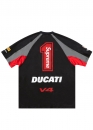 Чорна футболка Supreme x Ducati Soccer Jersey Color Black Unisex