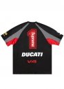 Чорна футболка Supreme x Ducati Soccer Jersey Color Black Unisex