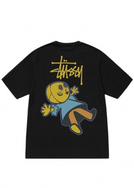 Stüssy Black T-Shirt Unisex - FU1117