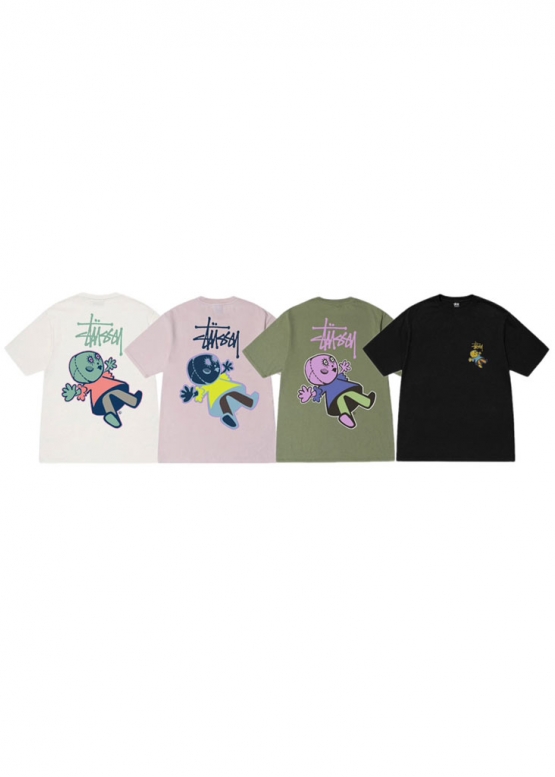 Чорна футболка Stüssy Color Black T-shirt Unisex
