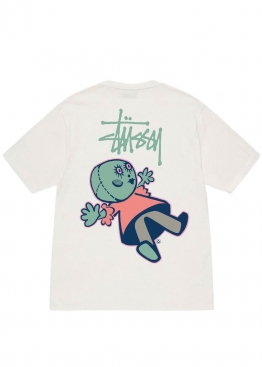 Stüssy White T-Shirt Unisex - FU1118