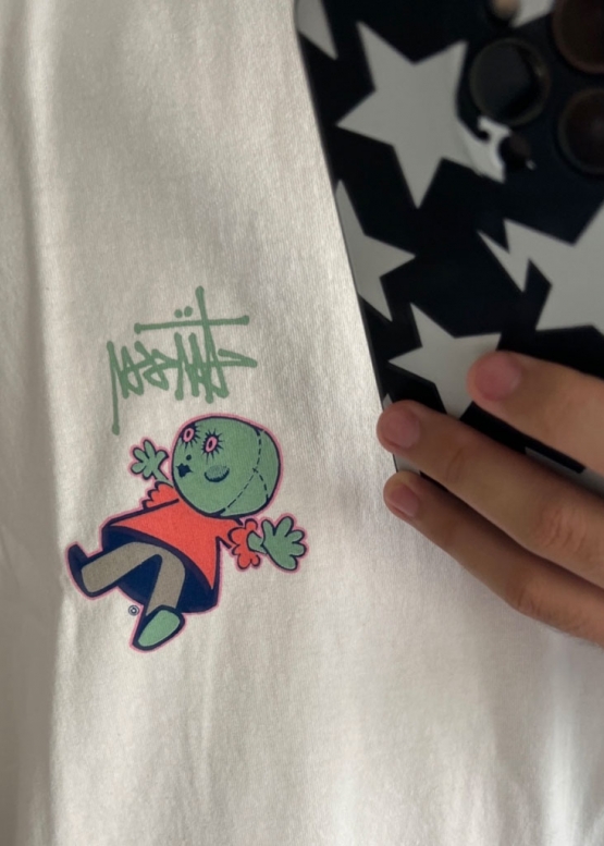 Stüssy Color White T-shirt Unisex
