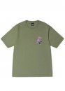 Зелена футболка Stüssy Color Green T-shirt Unisex