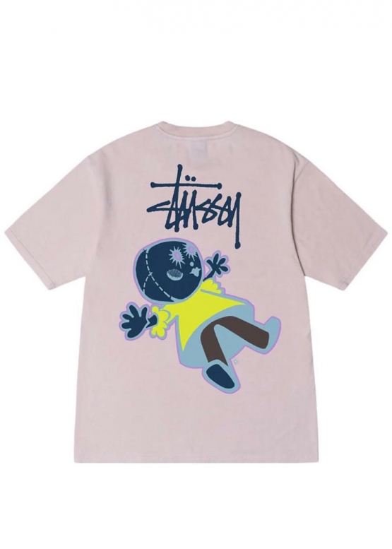 Рожева футболка Stüssy Color Pink T-shirt Unisex