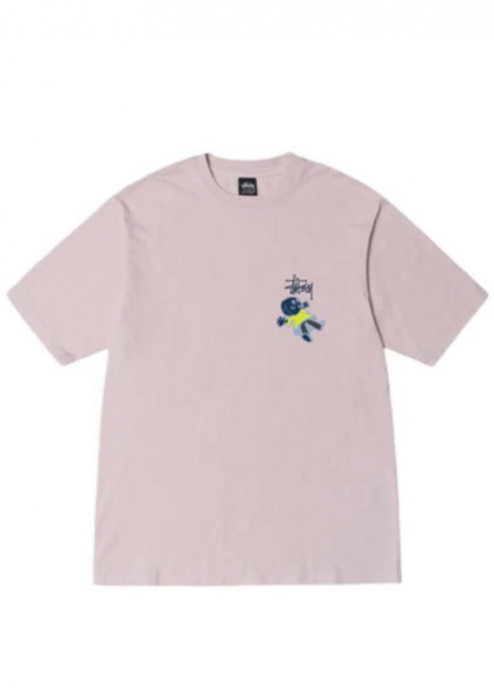 Рожева футболка Stüssy Color Pink T-shirt Unisex