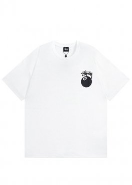 Біла футболка Stüssy 8 Ball Tee White Unisex - FU1122