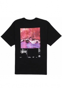 Stüssy Ocean Dream Black T-Shirt Unisex - FU1123