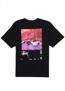 Чорна футболка Stüssy Ocean Dream Black T-Shirt Unisex - FU1123