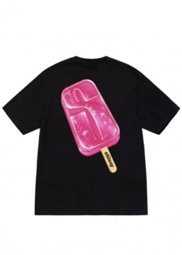 Stüssy Popsicle Tee Black Unisex - FU1124