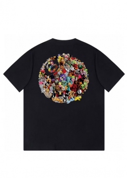 Stüssy Plush Tee Black Unisex - FU1130