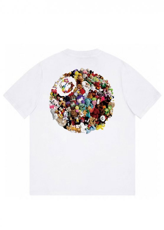 Белая футболка Stüssy Plush Tee Color White Unisex
