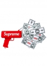 Supreme Color Red Money Gun