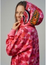 Bape Aape by A BATHING APE Shark Color Pink Camo Full Zip Hoodie Unisex