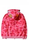 Рожевий худі Bape Aape by A BATHING APE Shark Color Pink Camo Full Zip Hoodie Unisex