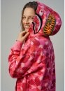Рожевий худі Bape Aape by A BATHING APE Shark Color Pink Camo Full Zip Hoodie Unisex