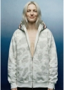 Белый худи Bape Aape by A BATHING APE Shark Color White Camo Full Zip Hoodie Unisex
