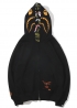 Чёрный худи Bape Shark Black Full Zip Hoodie Unisex - HA1131