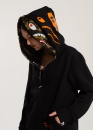 Чорний худі Bape Aape by A BATHING APE Shark Color Black Full Zip Hoodie Unisex