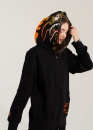 Чорний худі Bape Aape by A BATHING APE Shark Color Black Full Zip Hoodie Unisex