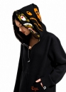 Bape Aape by A BATHING APE Shark Color Black Full Zip Hoodie Unisex