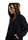 Чёрный худи Bape Aape by A BATHING APE Shark Color Black Full Zip Hoodie Unisex