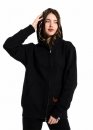 Чёрный худи Bape Aape by A BATHING APE Shark Color Black Full Zip Hoodie Unisex