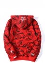 Bape Aape by A BATHING APE Color Red Camo Hoodie Unisex