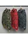 Bape Aape by A BATHING APE Color Red Camo Hoodie Unisex