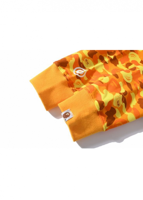 Жовтий худі Bape Aape by A BATHING APE x PUBG Shark Color Yellow Camo Full Zip Hoodie Unisex