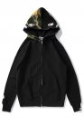 Bape Aape by A BATHING APE Shark Color Green Camo Full Zip Hoodie Unisex