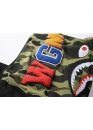 Bape Aape by A BATHING APE Shark Color Green Camo Full Zip Hoodie Unisex